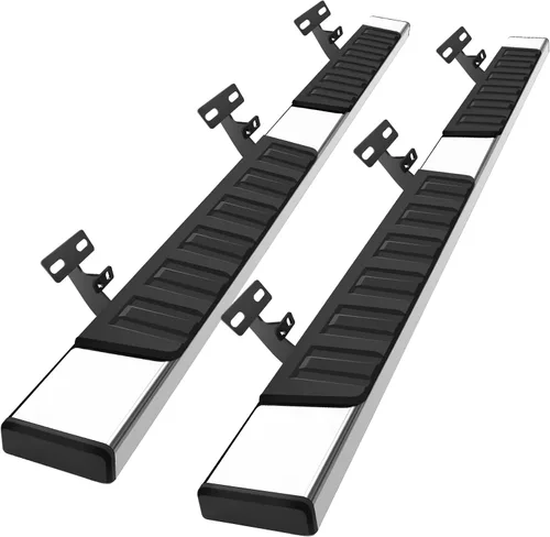 Vista 17 de COMNOVA - Estribos de 6 pulgadas para Dodge Ram 1500 Crew Cab 2009-2018 (incluido el modelo clásico 2019+), Ram 2500 3500 10-26, estribos y Negro