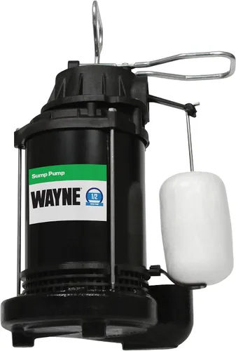 Vista 14 de WAYNE CDU1000 1 HP Bomba sumergible de hierro fundido y acero inoxidable con interruptor de flotador vertical integrado - 58321-WYN2