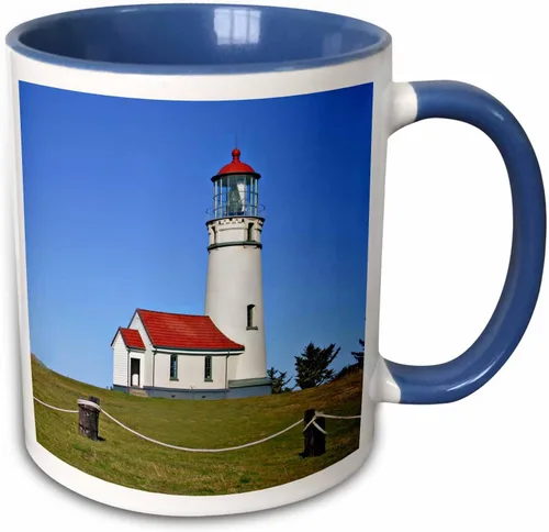 Vista 11 de 3dRose Taza de café, tamaño – 11oz – Faro de Cabo Blanco SP, Port Orford Oregon – US38 MGI0164 – Mark Gibson Lighthouses – divertido regalo de taza