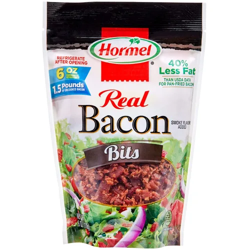 Vista 5 de Hormel Tocino desmenuzado real de primera calidad, bolsa de 20 onzas