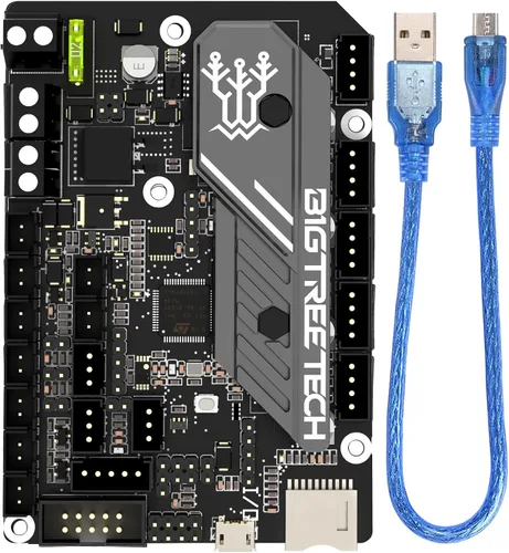 Vista 8 de BIGTREETECH SKR Mini E3 V2.0 - Placa de control de 32 bits con controlador UART TMC2209. Nueva actualización de la placa base de piezas de impresora