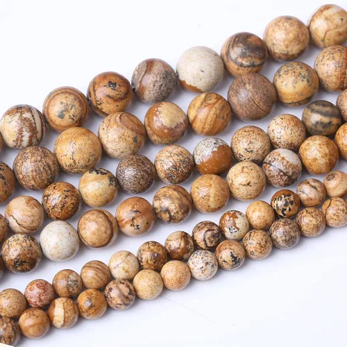 Vista 9 de 6 mm Cuentas redondas sueltas de piedra de sangre africana Cuentas naturales de gemas Cuentas de piedra de energía de cristal para hacer joyas