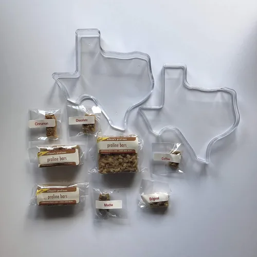Vista 3 de Eileen's Pralines Praliné Barras Acrílico Texas Caja De Regalo