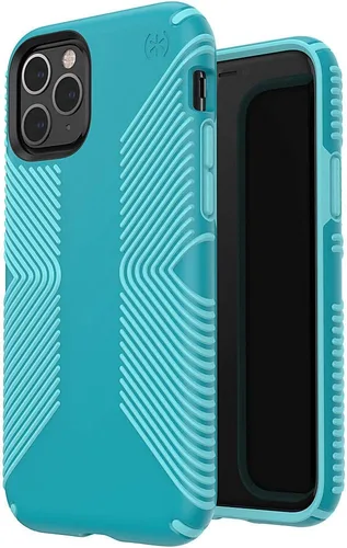 Vista 15 de Speck Productos Presidio2 Grip - Funda compatible con iPhone 11 Pro, negro/negro/negro/blanco