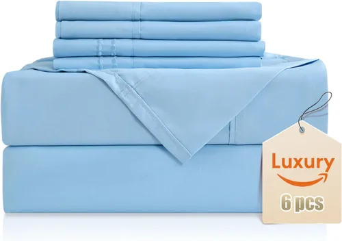 Vista 19 de CozySmile Juego de Sábanas Suaves como Seda Twin XL - Sábanas de Microfibra Transpirable Refrescante de Lujo de 3 Piezas, Bolsillo Profundo de 16