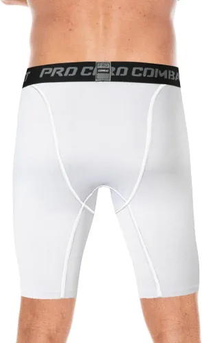 Vista 3 de HYCOPROT Pantalones cortos de compresión para hombre, ropa interior deportiva de elastano, rendimiento atlético, capa base, entrenamiento, correr