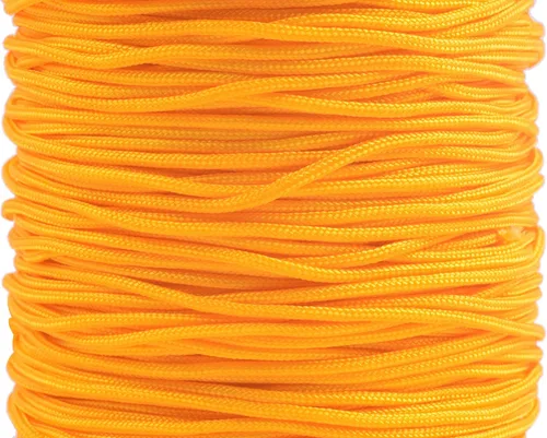 Vista 3 de KONMAY 1 rollo de cuerda de nailon de 150 yardas, trenzado de 0.016 in de nailon Shamballa Macramé/cordón de cuentas, cordón de nudo chino, cuerda