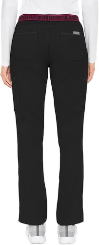 Vista 2 de Med Couture Touch Yoga 2 - Pantalón de bolsillo tipo cargo para mujer