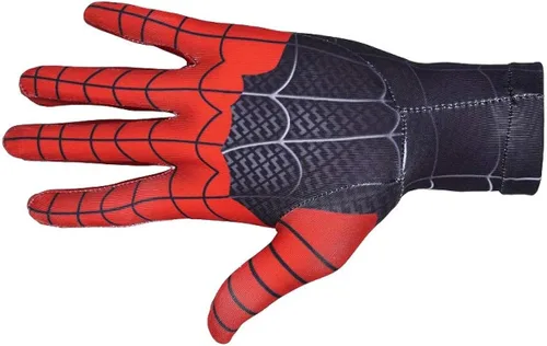 Vista 3 de QJD Superhero Cosplay Costume Mask Gloves Child Adult