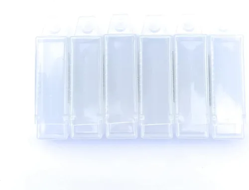 Vista 2 de FTG USA Contenedor de almacenamiento Caja de plástico extensible de 6 piezas utilizada como caja de almacenamiento para avellanadoras y brocas