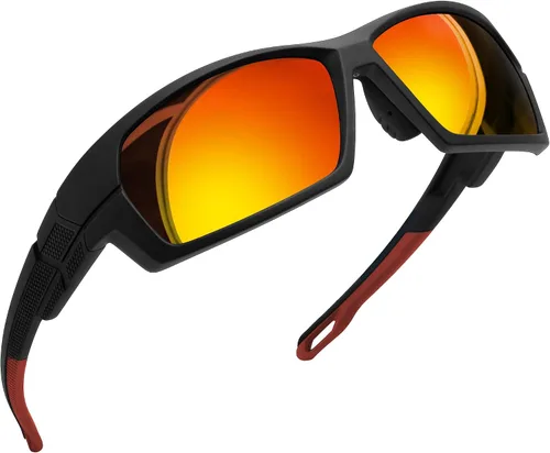Vista 20 de Joopin Rectangle Sports Sunglasses Polarized UV400 Protection Wrap Around