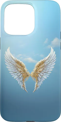 Vista 30 de Funda para iPhone 13 Heavenly Golden Angel Wings