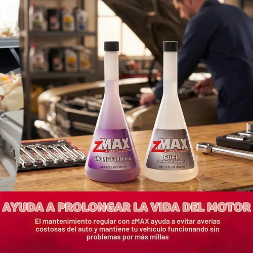 Vista 6 de zMAX 58-011 - Kit de fórmula de motor y combustible - Fácil de usar - Reduce la acumulación de carbono y lubrica el metal prolongando la vida útil