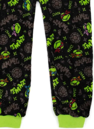 Vista 6 de Teenage Mutant Ninja Turtles Pijama de superhéroe de Raphael para niños, Verde