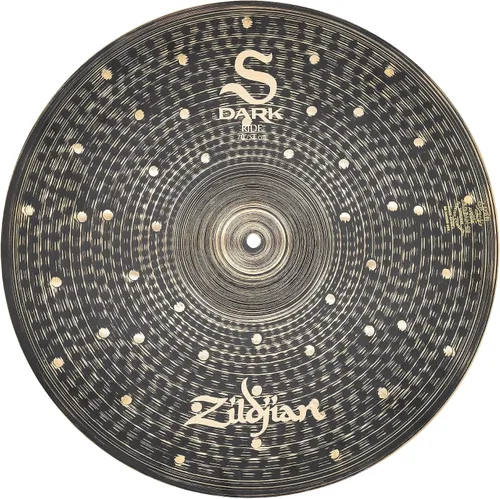 Vista 9 de Zildjian S Dark - Platillos Hi-hat de 14 pulgadas