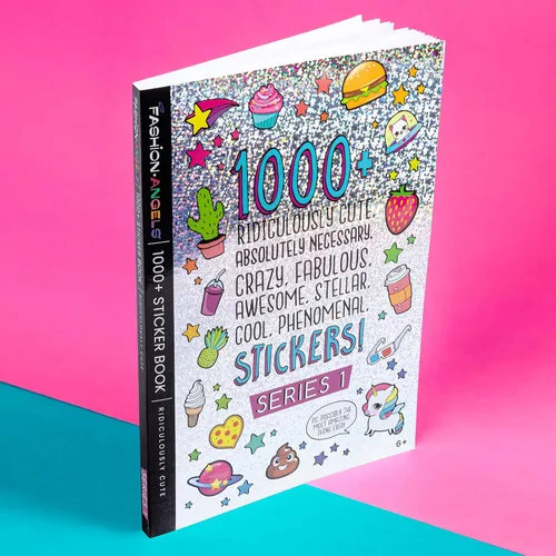 Vista 5 de Fashion Angels Más de 1000 calcomanías ridículamente lindas para niños - Divertidas calcomanías de manualidades para álbumes de recortes