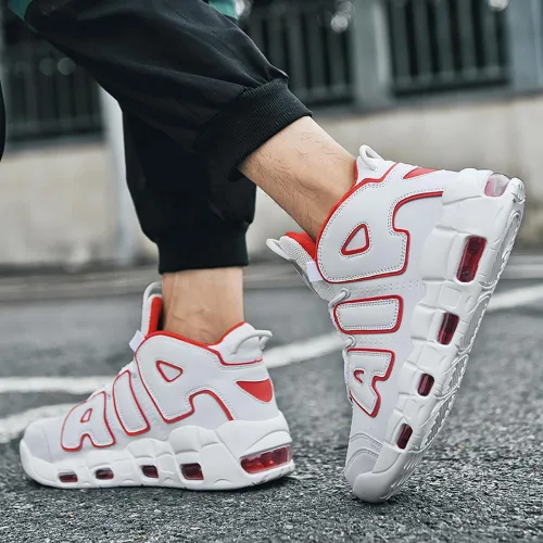 Vista 4 de EGGPOD High top Neutral Basketball Shoes Men's Shoes Women's Shoes Super Light Sneakers high top Graffiti Style Couple