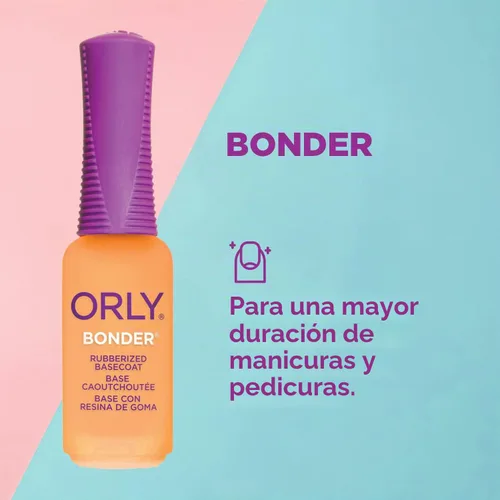 Vista 2 de Orly Bonder - Capa base de uñas de goma, 3 onzas