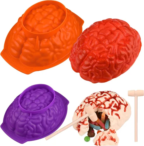 Vista 9 de Sakolla 3 piezas de moldes redondos de silicona para galletas de chocolate, moldes cilíndricos de 12 cavidades para Oreos cubiertas de chocolate