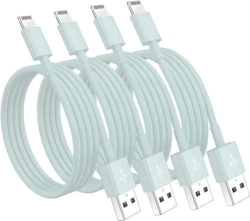 Vista 34 de Susnwere Cable de carga extra largo para iPhone de 15 pies, [certificado Apple MFi], cable USB a Lightning de 15 pies, cable de carga rápida