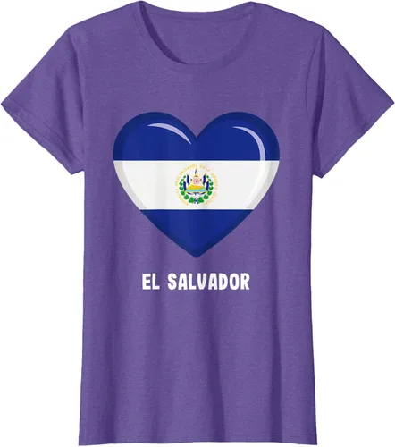 Vista 26 de Camiseta Bandera de El Salvador Camiseta salvadoreña