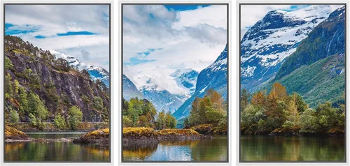 Vista 24 de wall26 Lienzo enmarcado para pared, juego de arte debajo de los tallos de bambú verde, naturaleza, desierto, fotografía, realismo, contemporáneo