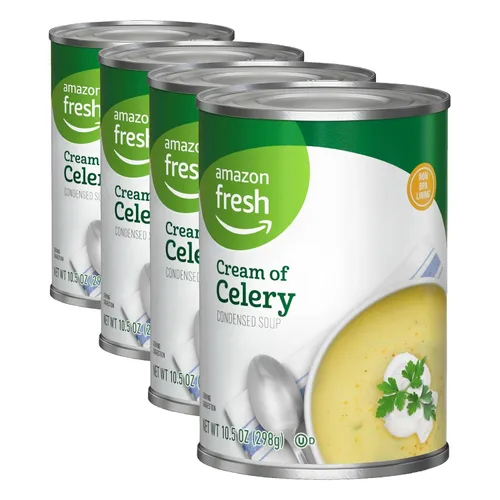 Vista 10 de Amazon Fresh, Sopa condensada de crema de pollo, 10.5 onzas (anteriormente Happy Belly, el empaque puede variar)