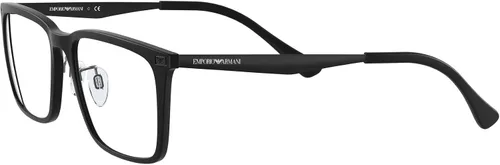 Vista 3 de Emporio Armani mens Ea3169f Low Bridge Fit Rectangular Prescription Eyewear Frames