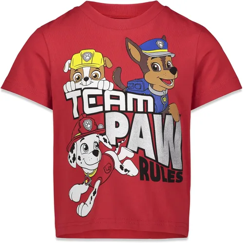 Vista 2 de Paw Patrol Rocky Rubble Marshall 2 Pack T-Shirts Toddler to Big Kid