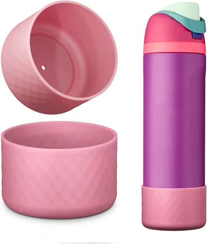 Vista 30 de Protector de Silicona para Botella de Agua Owala, 2 Piezas Fundas Protectoras Antideslizantes para Botellas de Agua FreeSip/Twist/Flip, Sin BPA