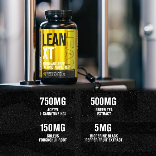 Vista 4 de Jacked Factory Lean-XT - Quemador de grasa sin cafeína, suplemento de pérdida de peso no rígido, supresor del apetito y potenciador del metabolismo