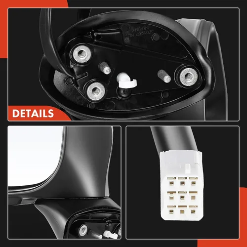 Vista 8 de A-Premium Espejo Lateral del Conductor con Ajuste Eléctrico Compatible con Mazda CX-5 2015-2016 - Calefactado, Plegable Manual con Señal de Giro