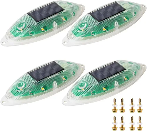Vista 9 de Luz estroboscópica solar de advertencia LED sensible lámpara de advertencia súper brillante IP65 impermeable control de luz intermitente barricada