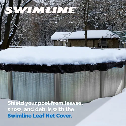 Vista 6 de SWIMLINE HYDROTOOLS - Red de hojas de invierno resistente para piscinas sobre el suelo, para piscinas redondas de 21 pies, tamaño de red de 24 pies