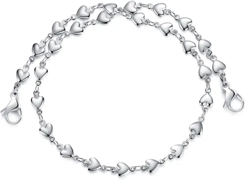 Vista 8 de LinnaLove Pulsera de alerta médica intercambiable de acero inoxidable con eslabones de corazón