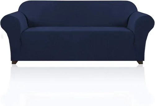 Vista 79 de PrinceDeco Funda elástica para sofá de 3 cojines, funda de sofá de tela jacquard de elastano de 1 pieza, funda universal antideslizante, protector