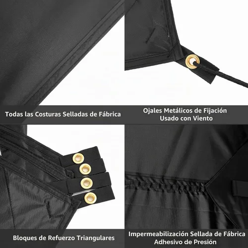 Vista 3 de Clostnature Waterproof Camping Tarp for Tent, Ultralight Hammock Rain Fly