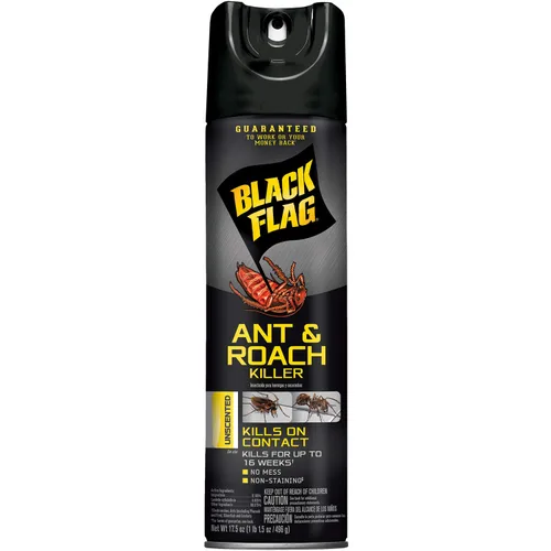 Vista 7 de Black Flag Mata Hormigas y Cucarachas en Polvo 9 Onzas, Aerosol, Fórmula Seca, Natural, 1-Unidad