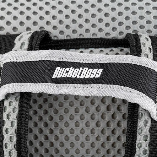 Vista 17 de Bucket Boss Paquete de herramientas de alta visibilidad Pro Tech con empuñaduras de mango StayPut, parte inferior de goma moldeada impermeable