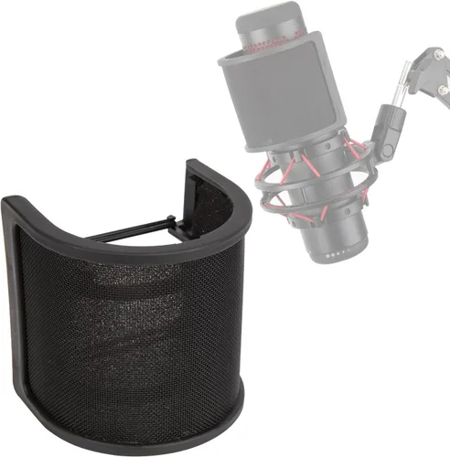 Vista 7 de Para parabrisas Hyperx QuadCast: filtro esponjoso compatible con micrófono Hyperx QuadCast S, cubierta de espuma de micrófono que reduce el ruido