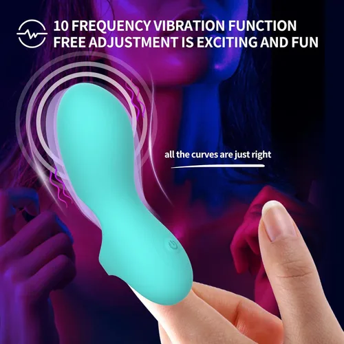 Vista 2 de Vibrador intenso de dedos para parejas, potente juguete de estimulación sexual para mujeres con sensación de pezón y clítoris, herramientas