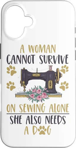Vista 22 de Funda divertida para iPhone 11, para amantes de la máquina de coser