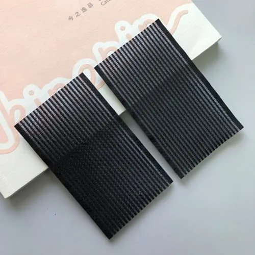 Vista 5 de Almohadilla para el cabello, 10 Pcs Magic Bangs Hair Fringe Pegatinas, Accesorios para el cabello - Negro