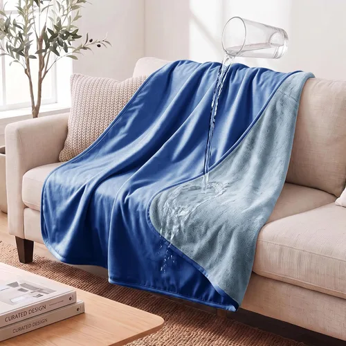 Vista 22 de Manta impermeable para perros pequeños, a prueba de fugas, manta reversible para sofá, cama, protector de muebles lavable a máquina, 25 x 35