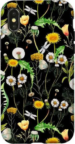 Vista 5 de iPhone 11 Pro Wildflowers Botanical Daisy Flores Dandelion Libélula Estuche de regalo