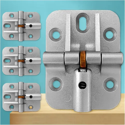 Vista 7 de Herrajes de puerta plegables, bisagras de bloqueo de 180 grados, paquete de 2 Zinc alloy torque hinges adjustable locking hinges 180 degree