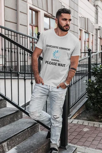 Vista 6 de InkPressions Camiseta divertida de Sarcastic Comment Loading Please Wait para hombre y mujer