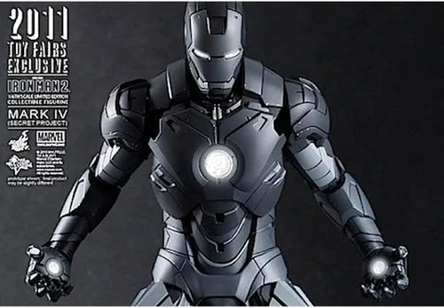 Vista 2 de Hot Toys Sideshow SDCC Marvel Iron Man Mark IV - Figura de proyecto secreto