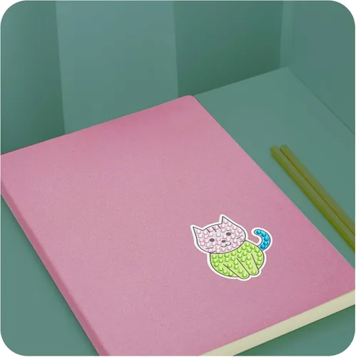 Vista 8 de Dan&Darci Kit de arte de diamantes para niños, pintura de gemas, kits de arte y manualidades para edades de 6 a 12 años, regalos para niños y niñas