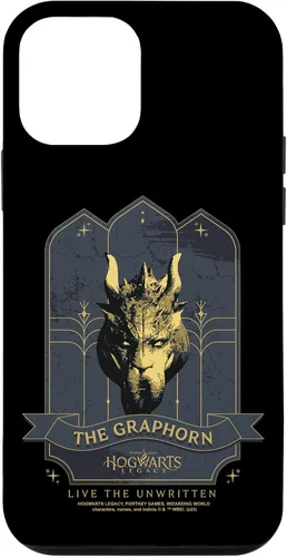 Vista 12 de Funda para iPhone 14 Hogwarts Legacy The Graphorn Golden Logo V2